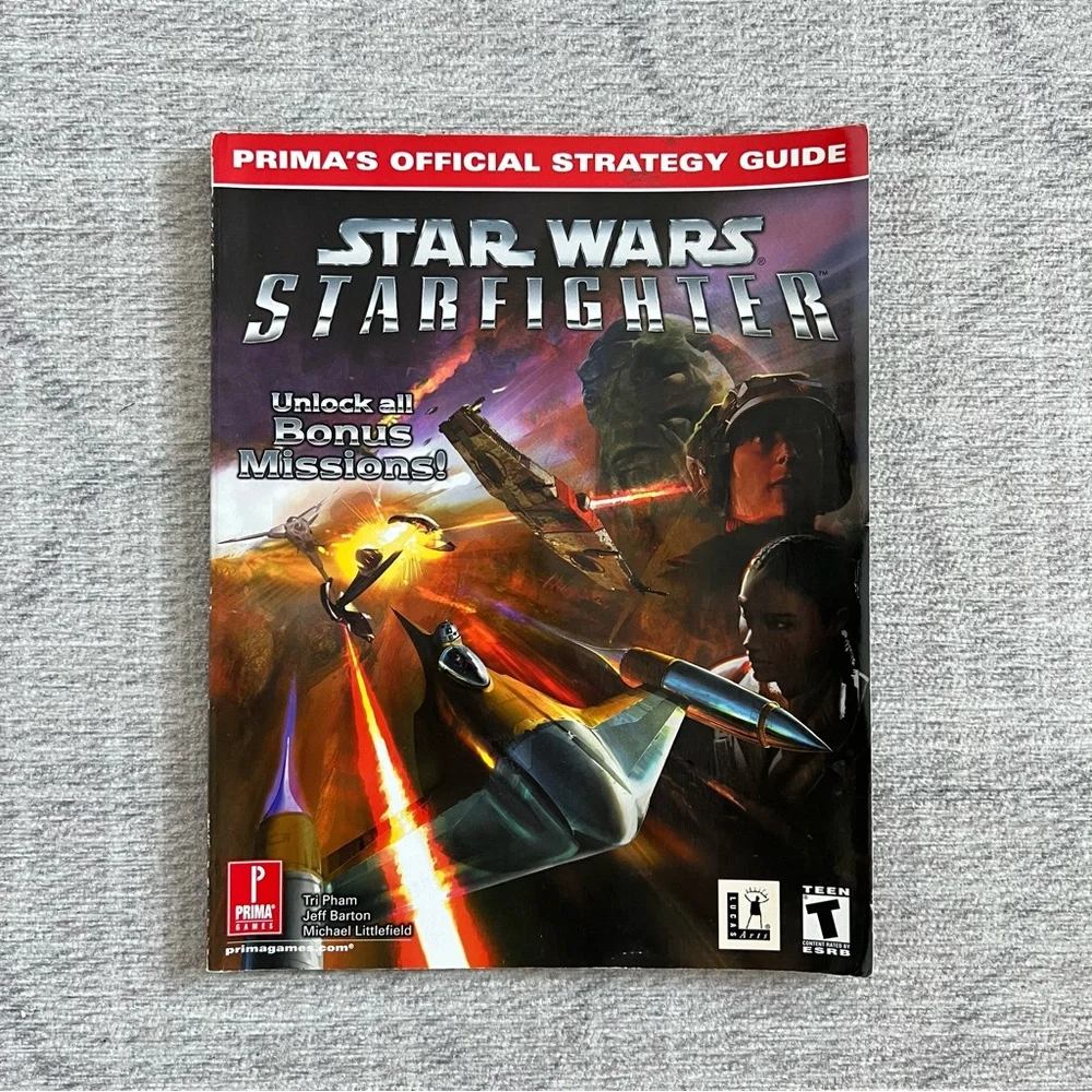 Microsoft Xbox Star Wars Starfighter Video Game Strategy Guide